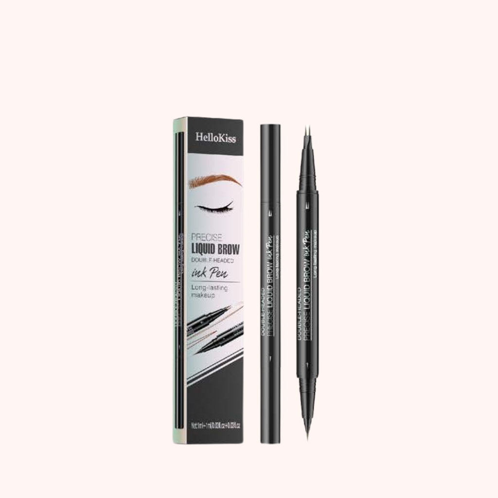 2In 1 Two Fork Tips Eyebrow Pencil With Eyebrow Brush