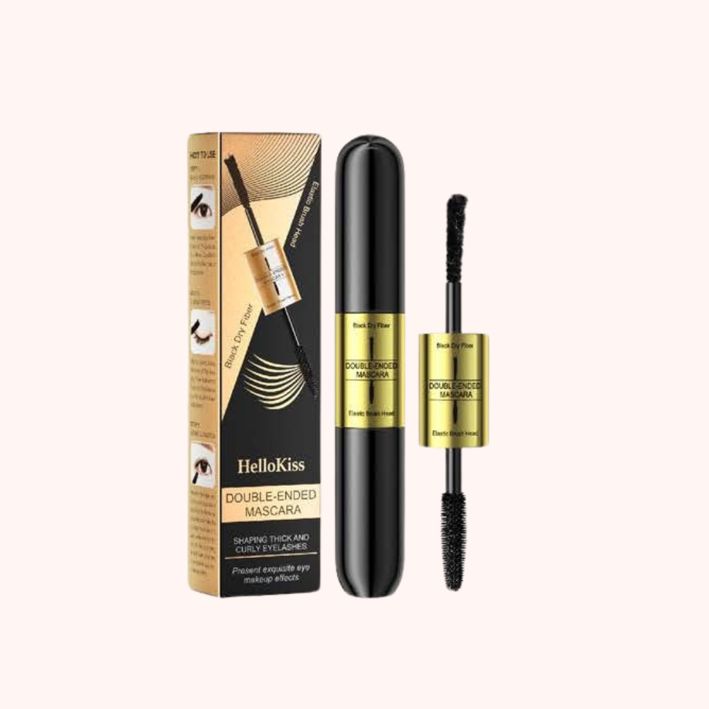 Double-Headed Mascara With Black Fibers