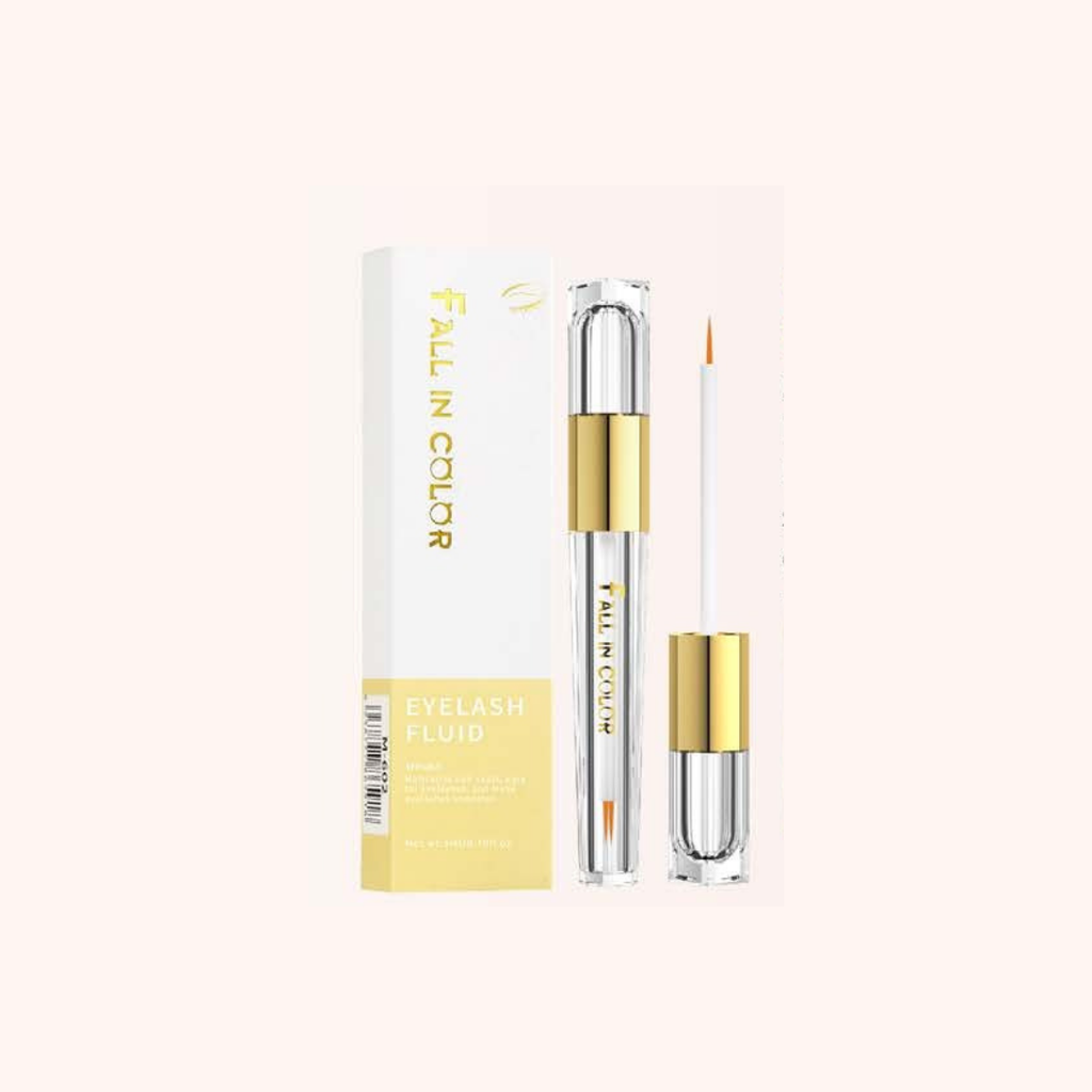 Raise Natural Curly Real Eyelashes Serum With Clear Tube