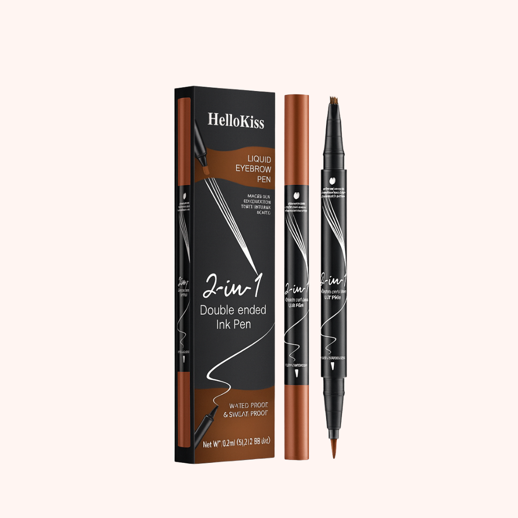 2In 1 Liquid Fork Tip Eyebrow Pencil (01#)