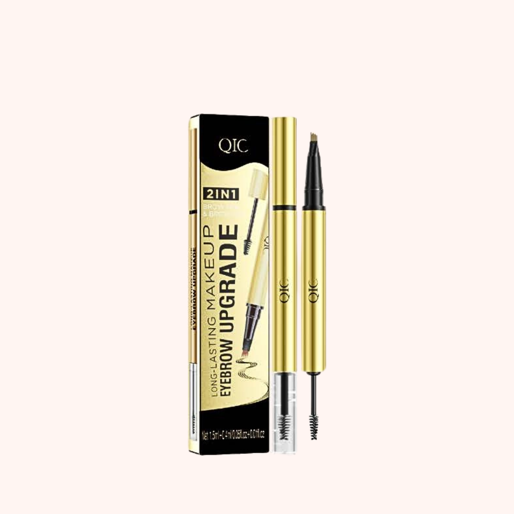 2In 1 Four-Pronged Eyebrow Pencil & Brow Gel (01#)
