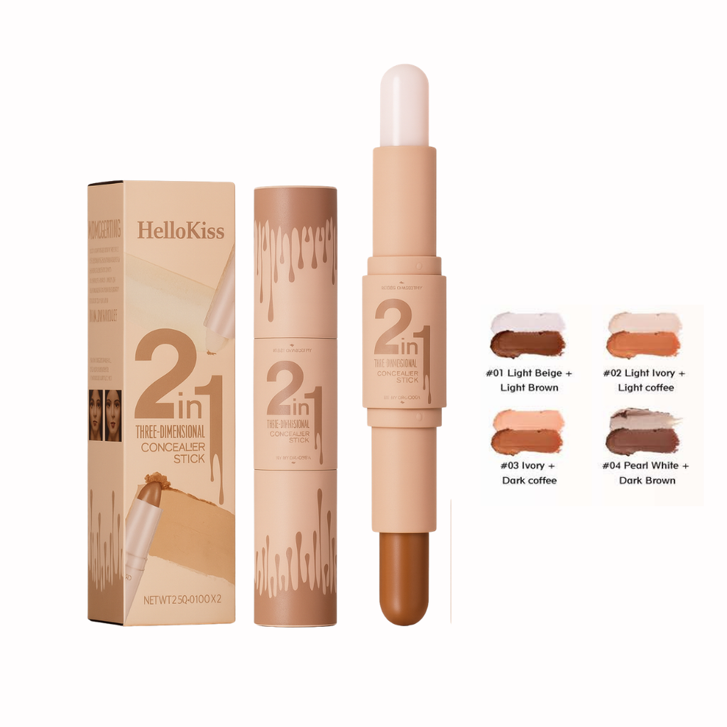Double-Headed Highlighter Contouring Stick (01#)
