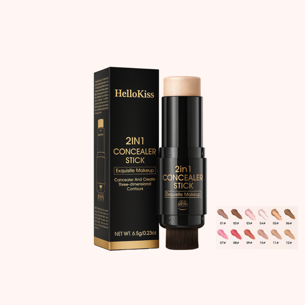 Foundation, Contour, Highlighter And Blush Stick With Blush (M01#)